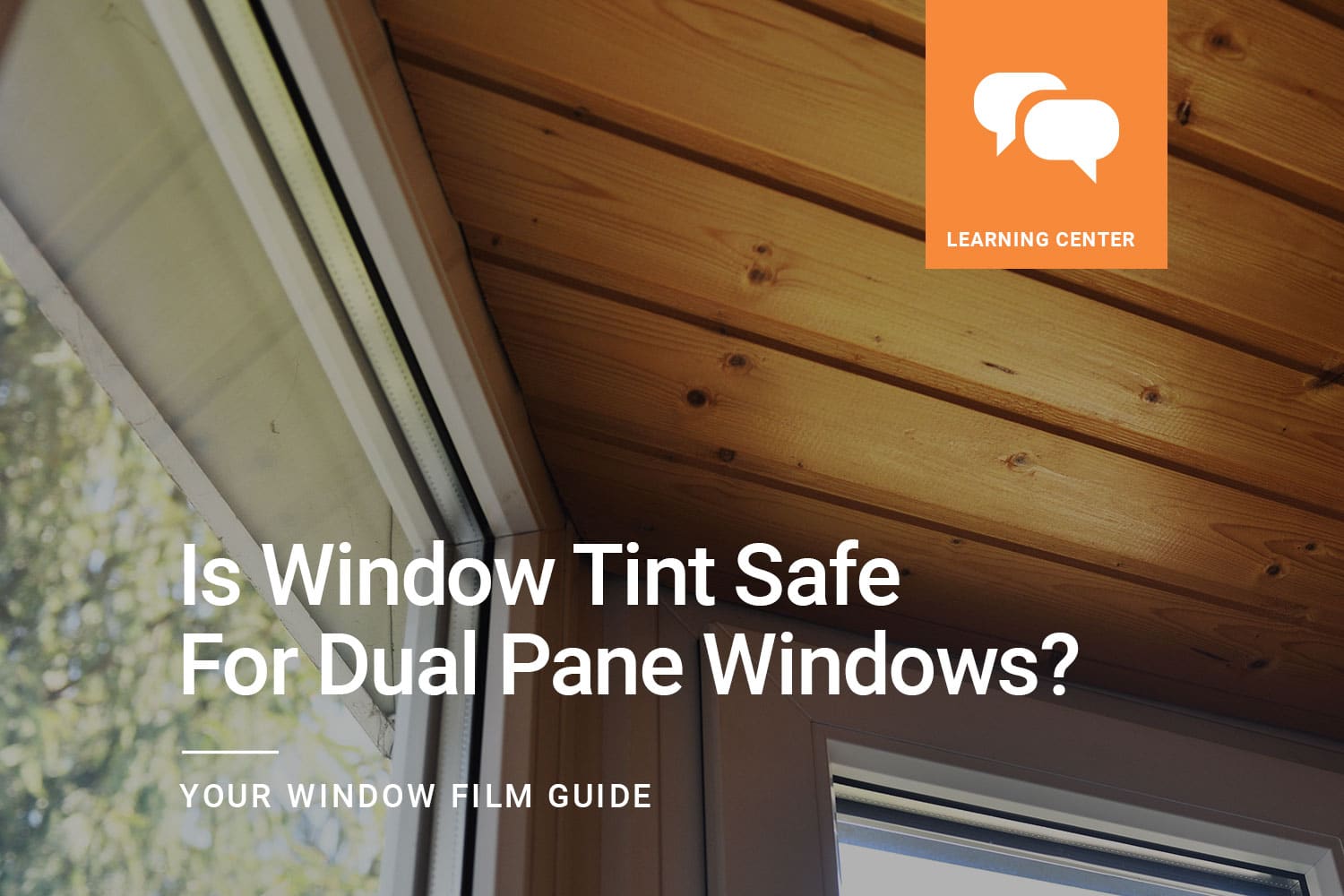 Can you put window film on dual pane windows?, Home window tinting